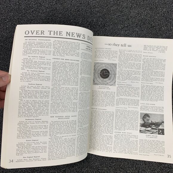 Vintage The American Rifleman Magazine July 1939 Sporting Hunting Firearms - Picture 7 of 11